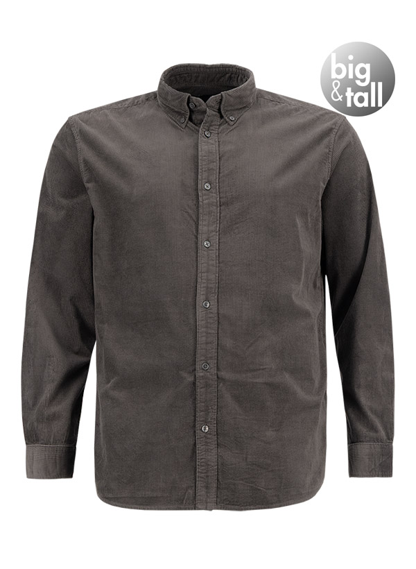 Hemd, Regular Fit, Big&Tall, Cord, Button-Down, wooden earth