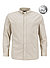 Hemd, Regular Fit, Big&Tall, Cord, Button-Down, beige - linen beige