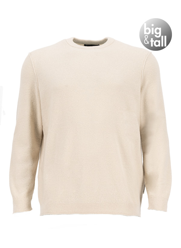 Pullover, Big&Tall, Schurwolle Bouclé, linen beige
