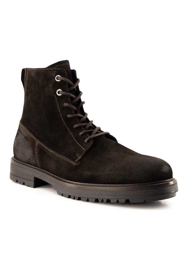 Schnürboots Rony, Veloursleder, coffee brown