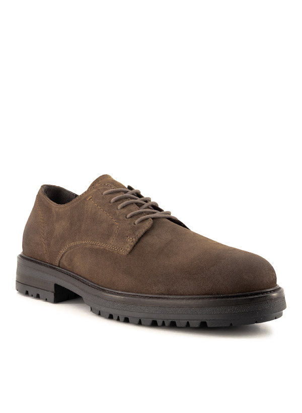 Schnürschuhe Rony, Veloursleder, dark taupe