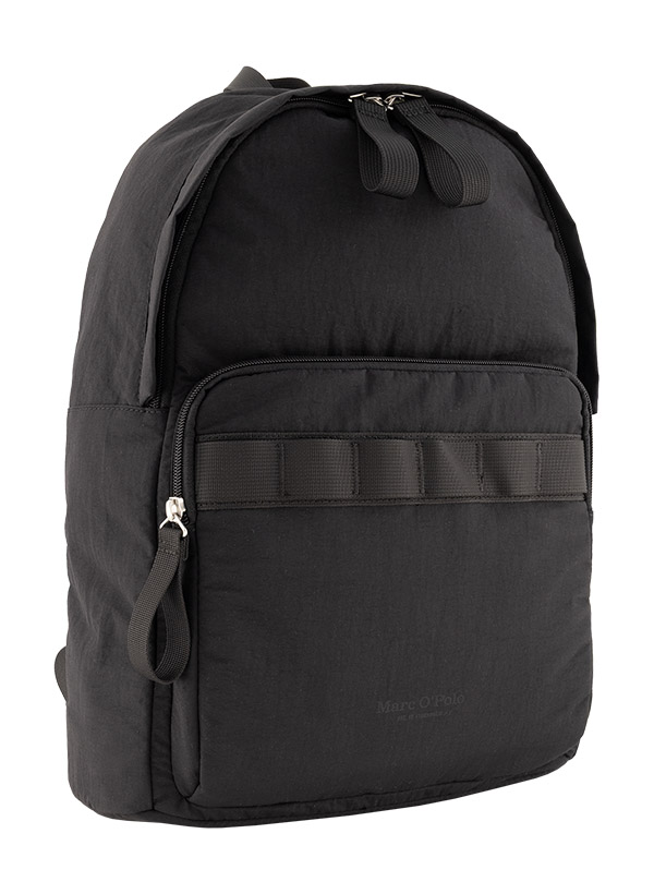 Rucksack, Recyceltes Material wasserabweisend, schwarz