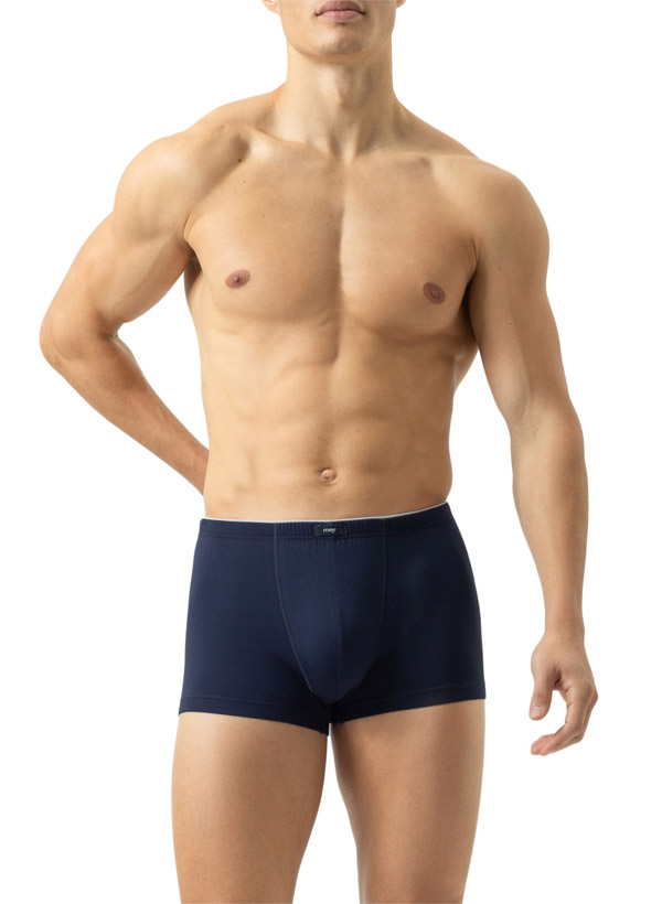 Mey Herren Unterwäsche blau Baumwolle & Mix unifarben