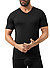 T-Shirt, Modal-Stretch, schwarz - schwarz