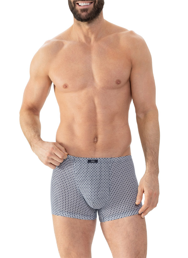 Mey Herren Unterwäsche blau Baumwolle & Mix Gemustert