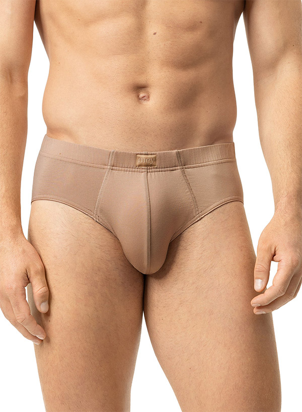 Mey Herren Unterwäsche beige Baumwolle & Mix unifarben