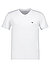 T-Shirt, Baumwoll-Stretch, weiß - weiß