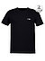 T-Shirts, Fitted, Baumwoll-Stretch, schwarz - schwarz