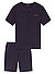 Pyjama, Jersey, graphit - graphit