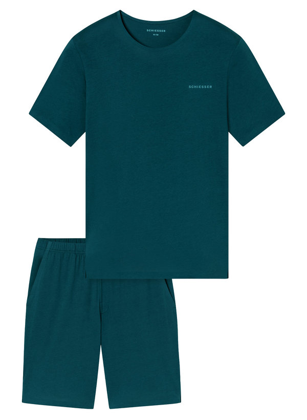 Schiesser Pyjama kurz 183633/725, Produktbild 1