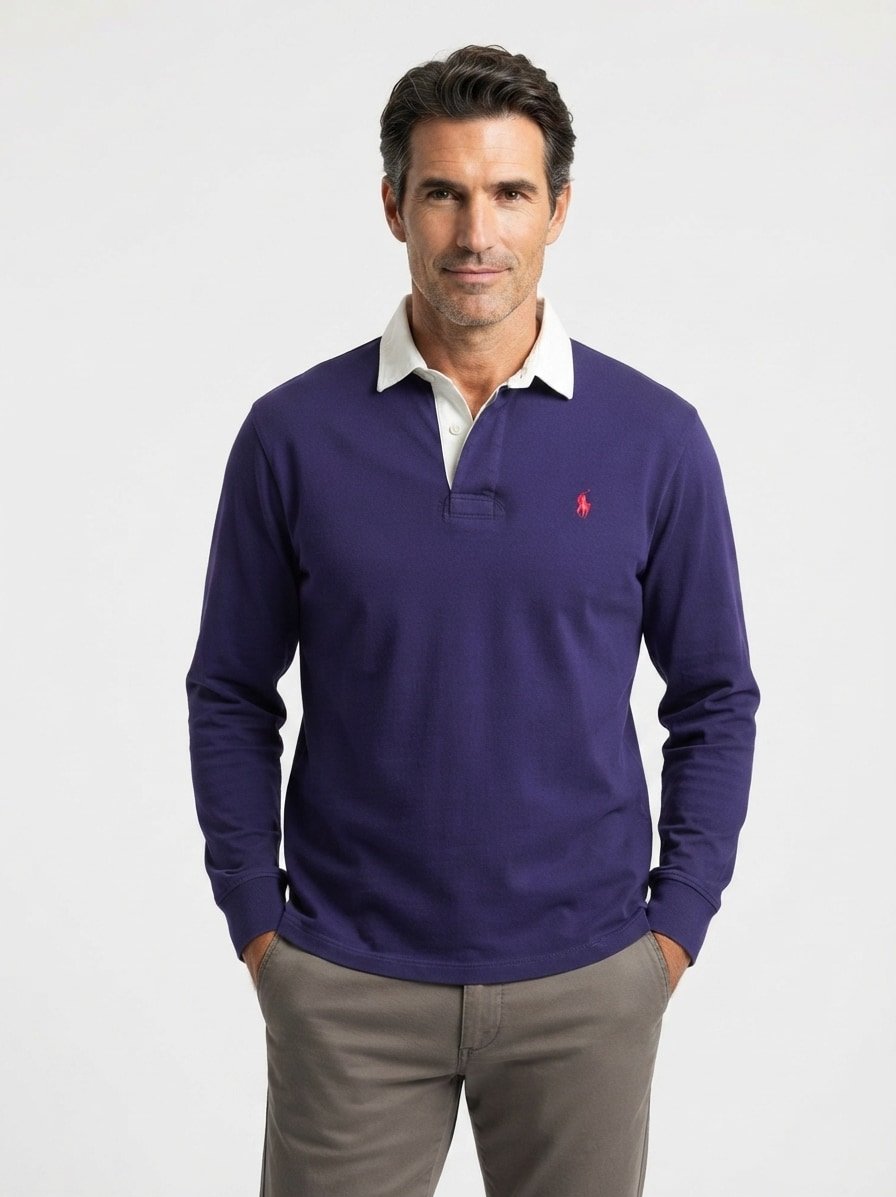 Poloshirt, Classic Fit, Baumwolle, navy