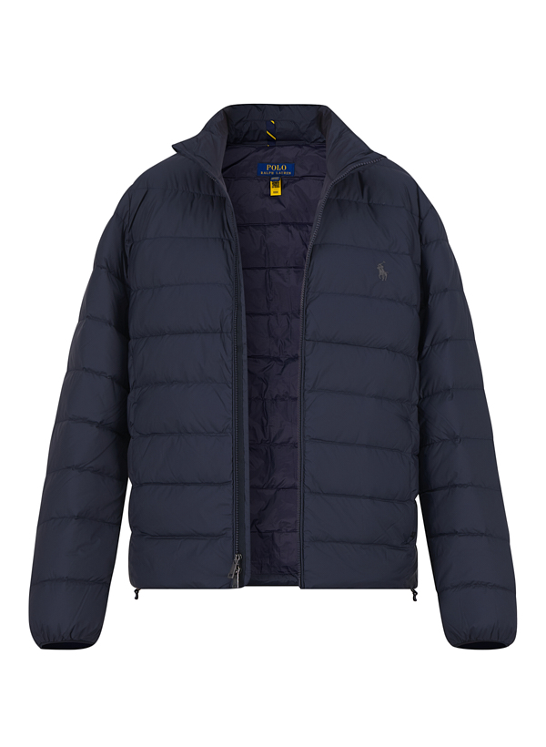 Daunenjacke, Mikrofaser wasserabweisend, navy