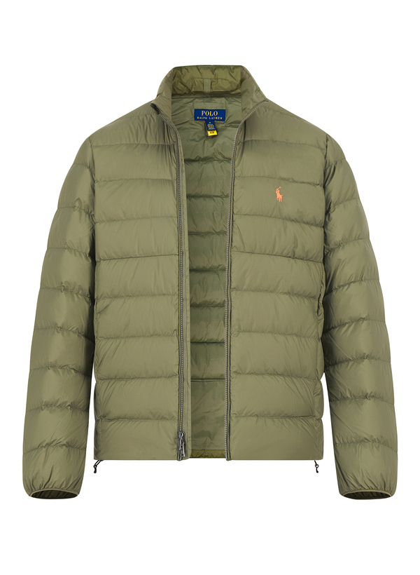 Daunenjacke, Mikrofaser wasserabweisend, oliv