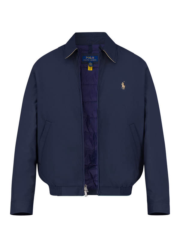 Daunenblouson, Mikrofaser wasserabweisend, navy