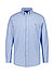 Hemd, Custom Fit, Baumwoll-Stretch, Button-Down, blau gestreift - blau