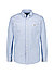 Hemd, Custom Fit, Baumwoll-Stretch, Button-Down, hellblau - blau