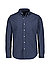 Hemd, Custom, Flanell, Button-Down, blau - blau