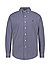 Hemd, Custom Fit, Baumwolle, Button-Down, navy gestreift - navy-weiß
