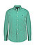 Hemd, Custom Fit, Baumwolle, Button-Down, grün gestreift - grün-weiß