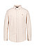 Hemd, Custom Fit, Baumwoll-Stretch, Button-Down, braunbeige gestreift - hellbraun-weiß