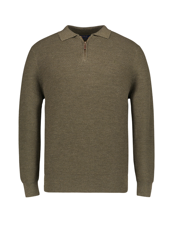 Polo Ralph Lauren Herren Troyer grün Wolle unifarben