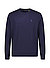 Pullover, Merinowolle waschbar, navy meliert - navy