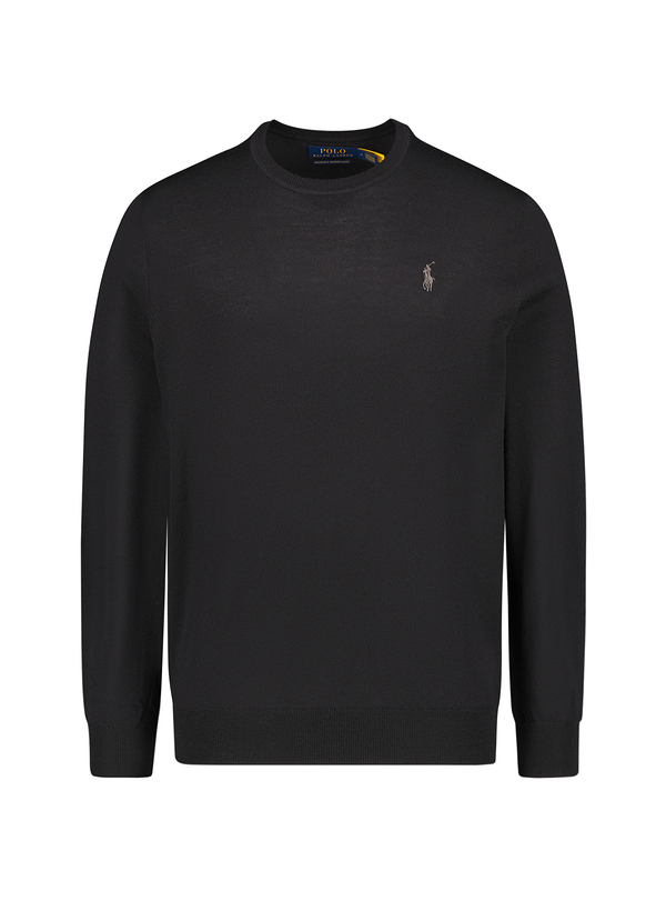 Pullover,  Merinowolle waschbar, schwarz