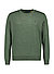 Pullover,  Merinowolle waschbar, grün meliert - grün