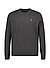 Pullover, Merinowolle waschbar, dunkelgrau melange - dunkelgrau