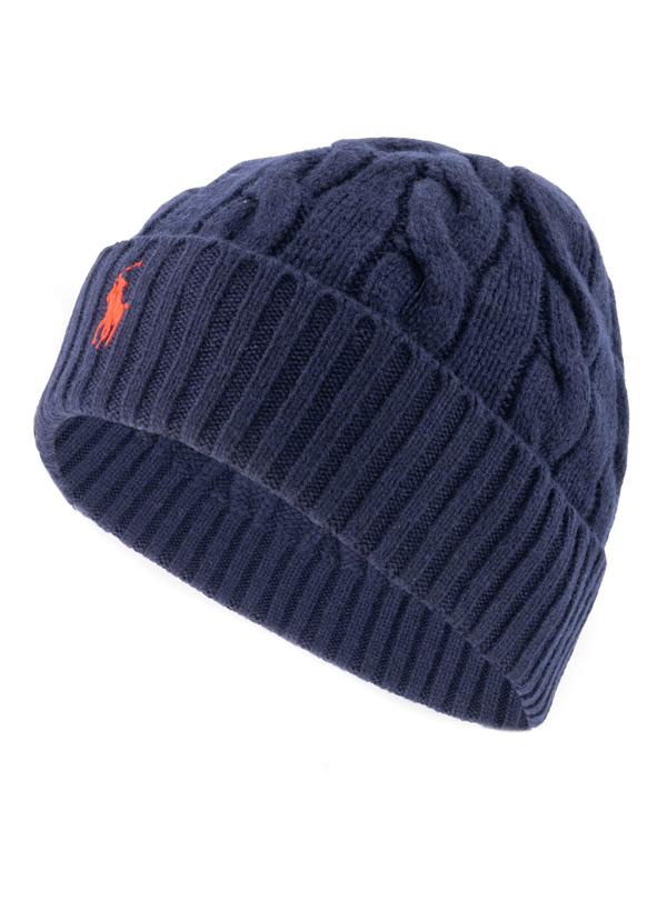 Strickmütze, Wolle-Kaschmir, blue