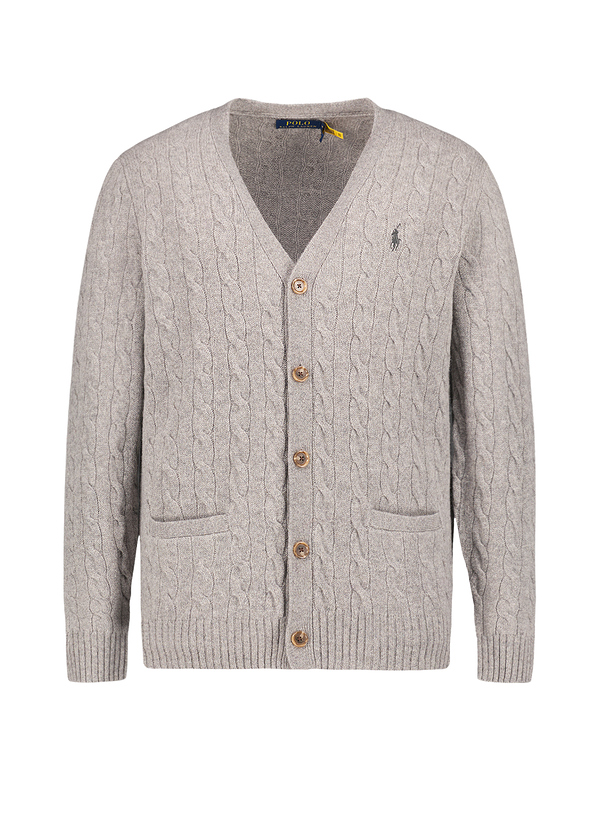 Polo Ralph Lauren Herren Cardigan grau unifarben