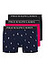 Trunks, Baumwoll-Stretch, navy, rot, schwarz - schwarz-rot-navy