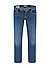 Jeans, Relaxed Fit, Baumwoll-Stretch, blau - blau