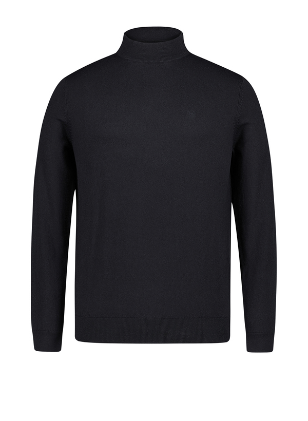 bugatti Herren Pullover blau unifarben