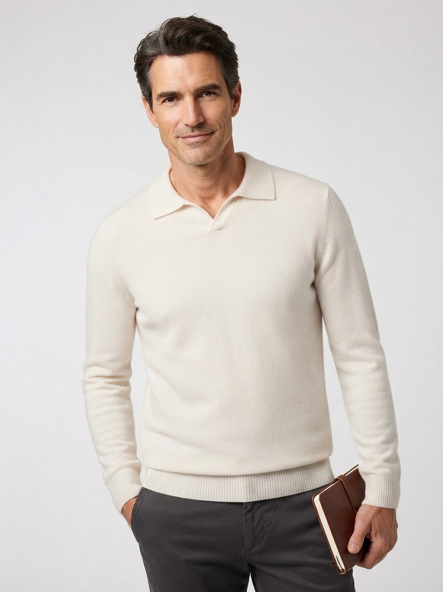 Pullover, Alpaka-Wolle, ecru