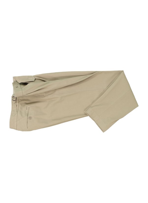 bugatti Herren Hosen beige Baumwoll-Stretch