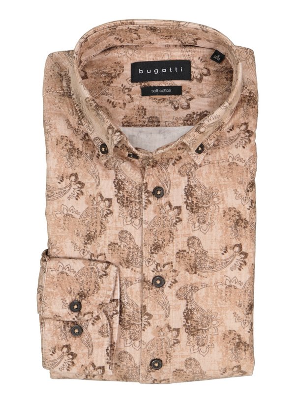 bugatti Herren Hemd braun