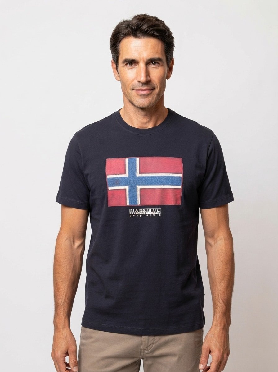 T-Shirt Tikki, Baumwolle, schwarz