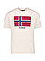 T-Shirt Tikki, Baumwolle, marine - weiß