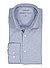 Hemd, Comfort, Jersey, Kent, blau meliert - blau