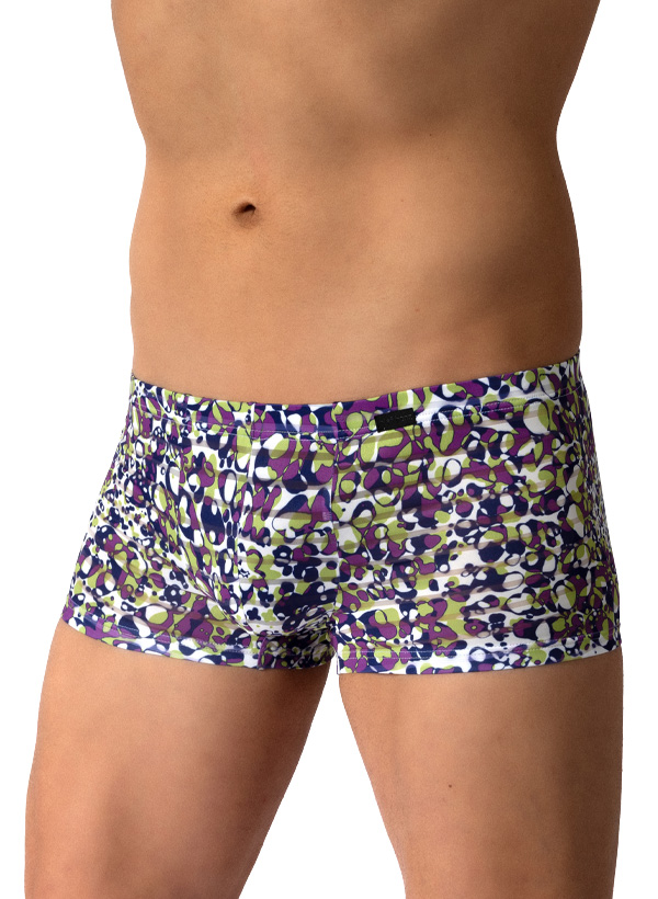 Trunk RED2610, Mikrofaser-Stretch, violett gemustert