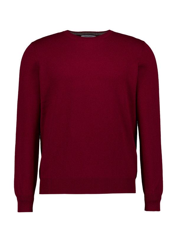 Pullover, Schurwolle-Kaschmir, dunkelrot meliert