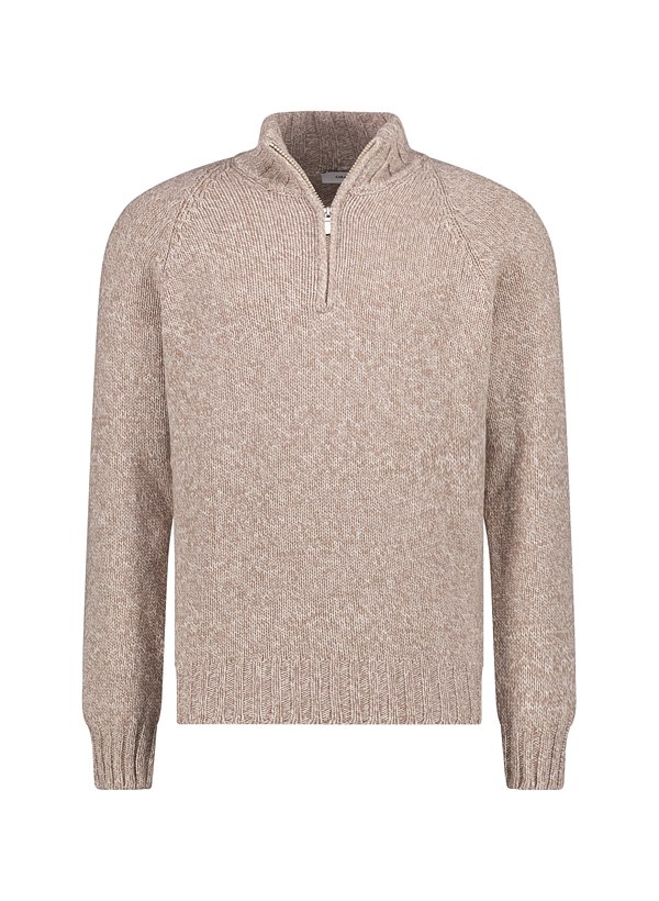 Gran Sasso Herren Troyer beige unifarben