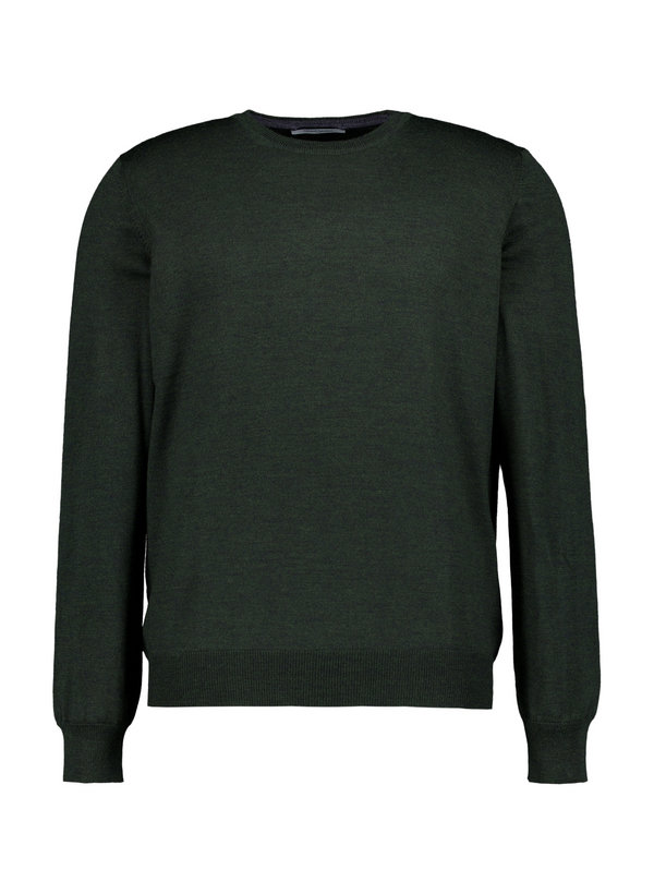 Pullover, Schurwolle, olivmeliert