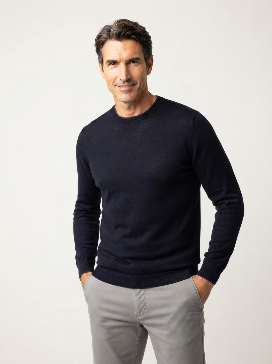 Pullover, Wolle, dunkelblau