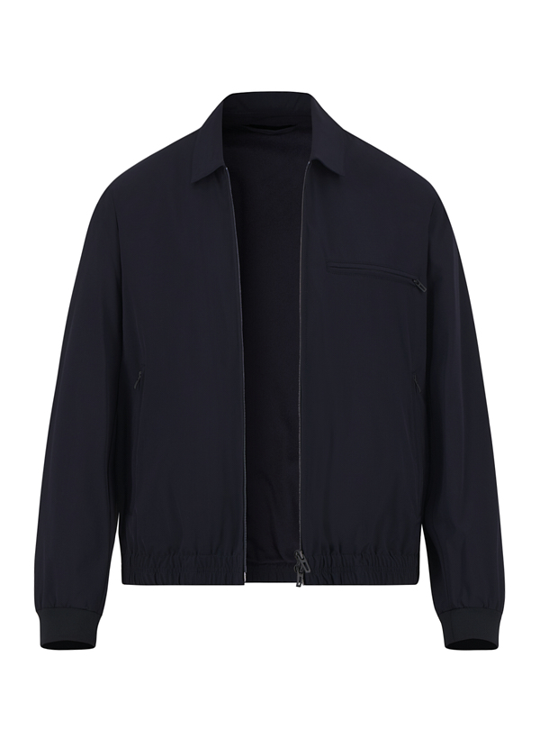 Blouson, Viskose, dunkelblau