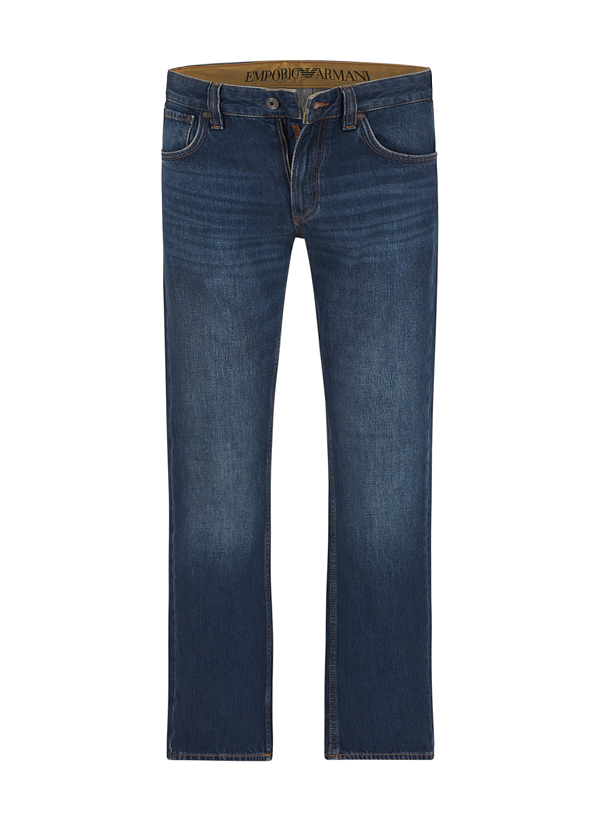 Jeans J105, Regular Fit, Baumwoll-Stretch, mittelblau