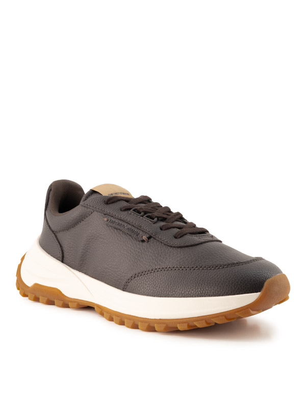Sneaker, Leder, braun