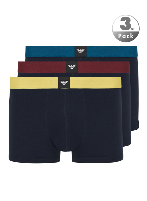 Trunks, Baumwoll-Stretch, blau