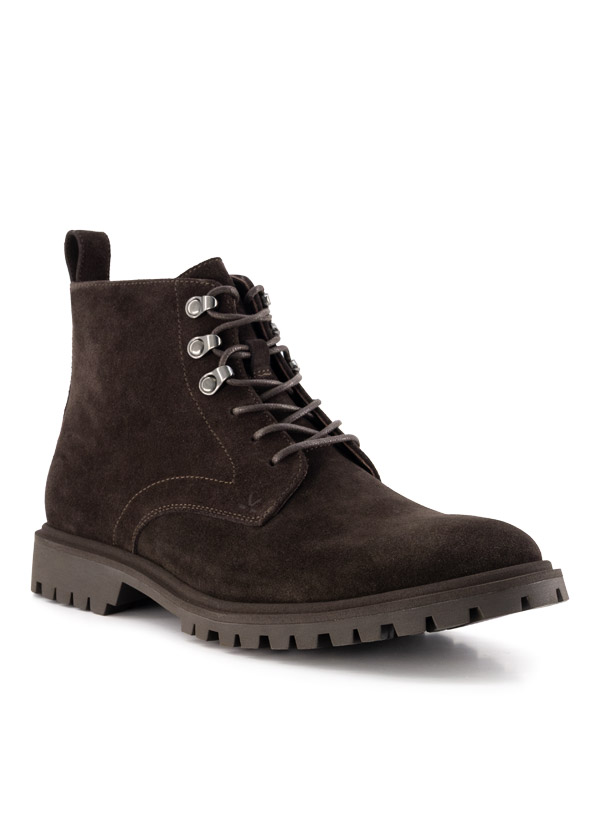 Schnürboots Venton, Veloursleder, dunkelbraun